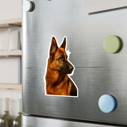 German Shepherd Head Vinyl Decal
