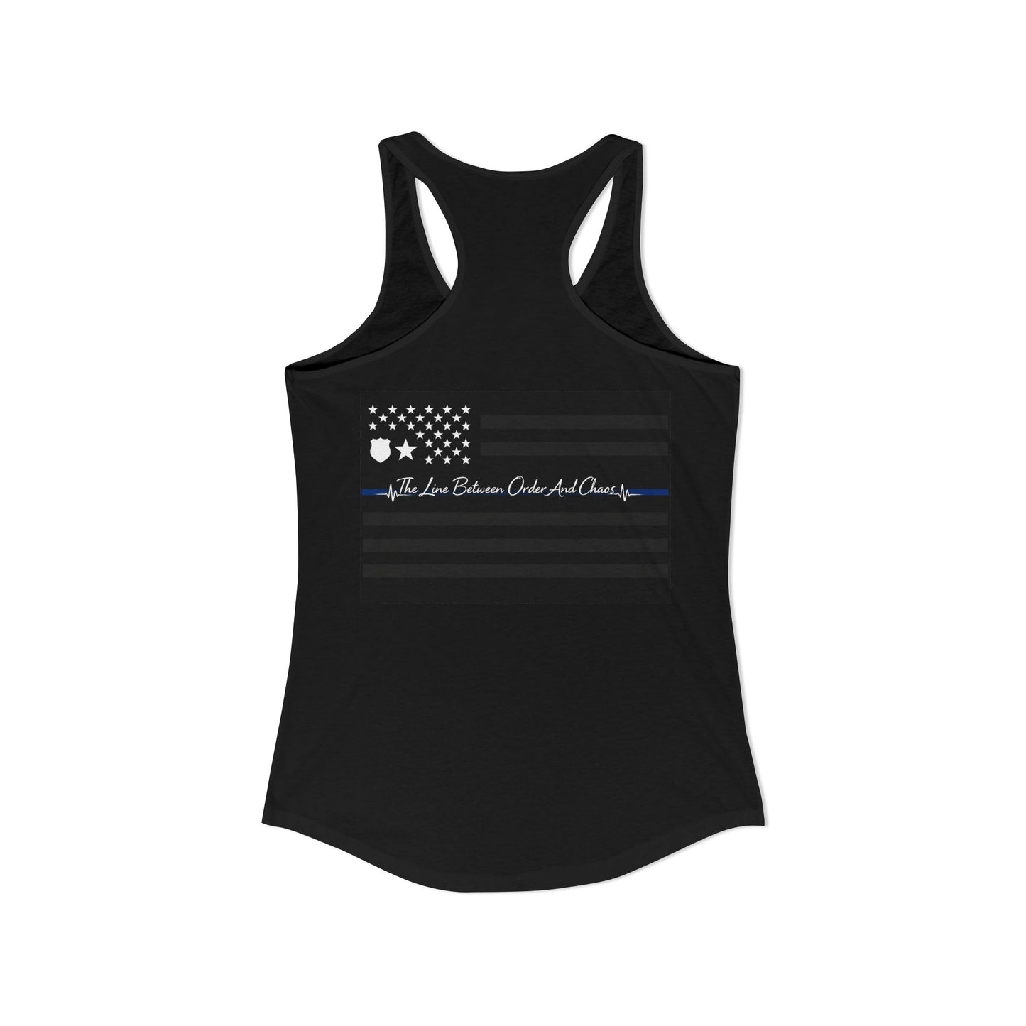 Thin Blue Line Women's Racerback Tank