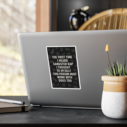 Gangster Rap Vinyl Decal
