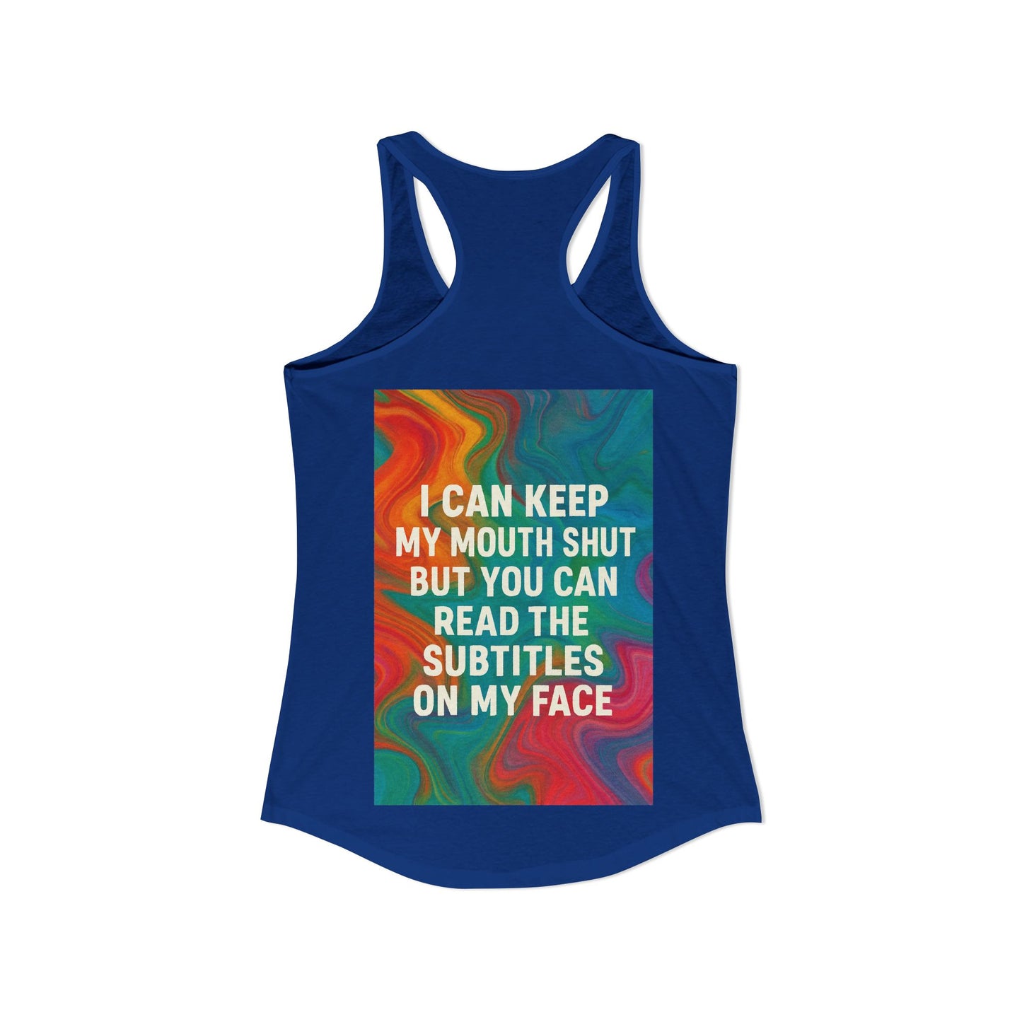 Subtitles Women's Racerback Tank