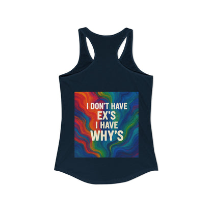 X's And Y's Women's Racerback Tank