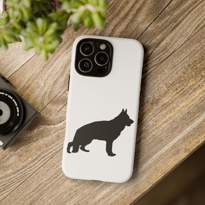 German Shepherd Silhouette iPhone Case