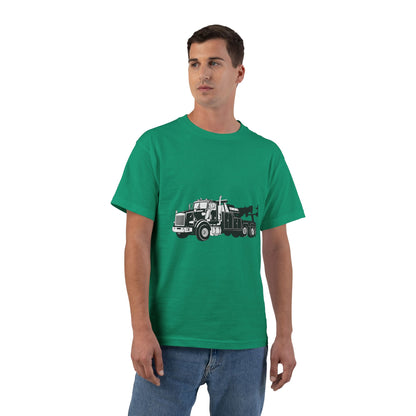 Heavy Tow Truck Men's Short-Sleeve Crewneck Tee