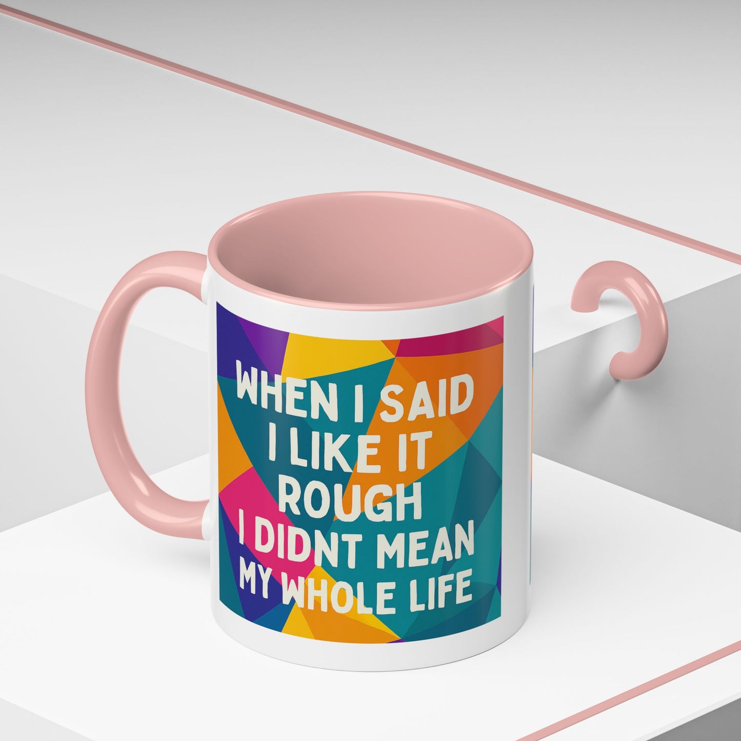 Like It Rough 2-Tone Coffee Mug