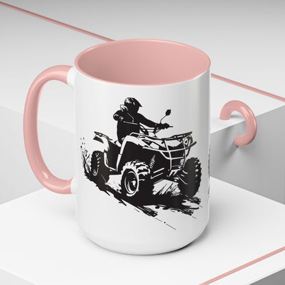 Slingin' Mud Quad 2-Tone Coffee Mug