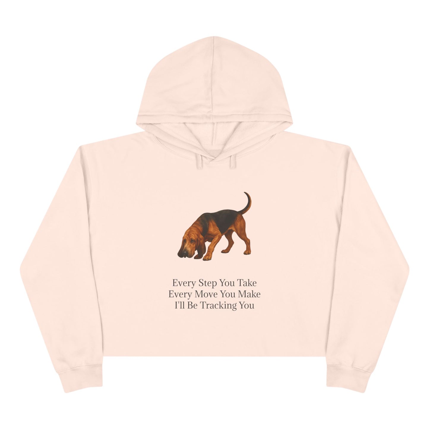 Tracking You Women's Crop Hoodie