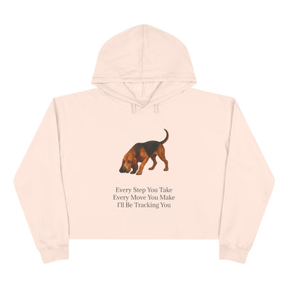 Tracking You Women's Crop Hoodie