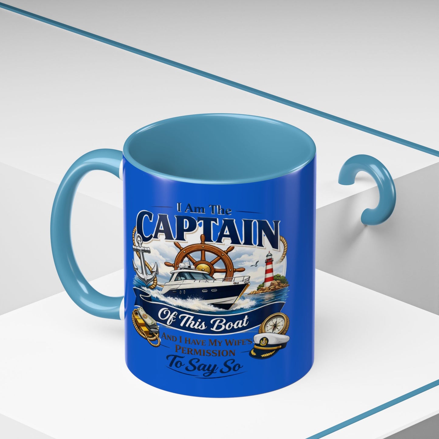 Captain 2-Tone Coffee Mug