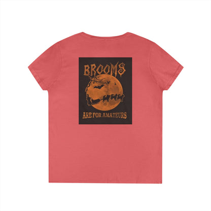 Brooms Are For Amateurs Women's V-Neck T-Shirt