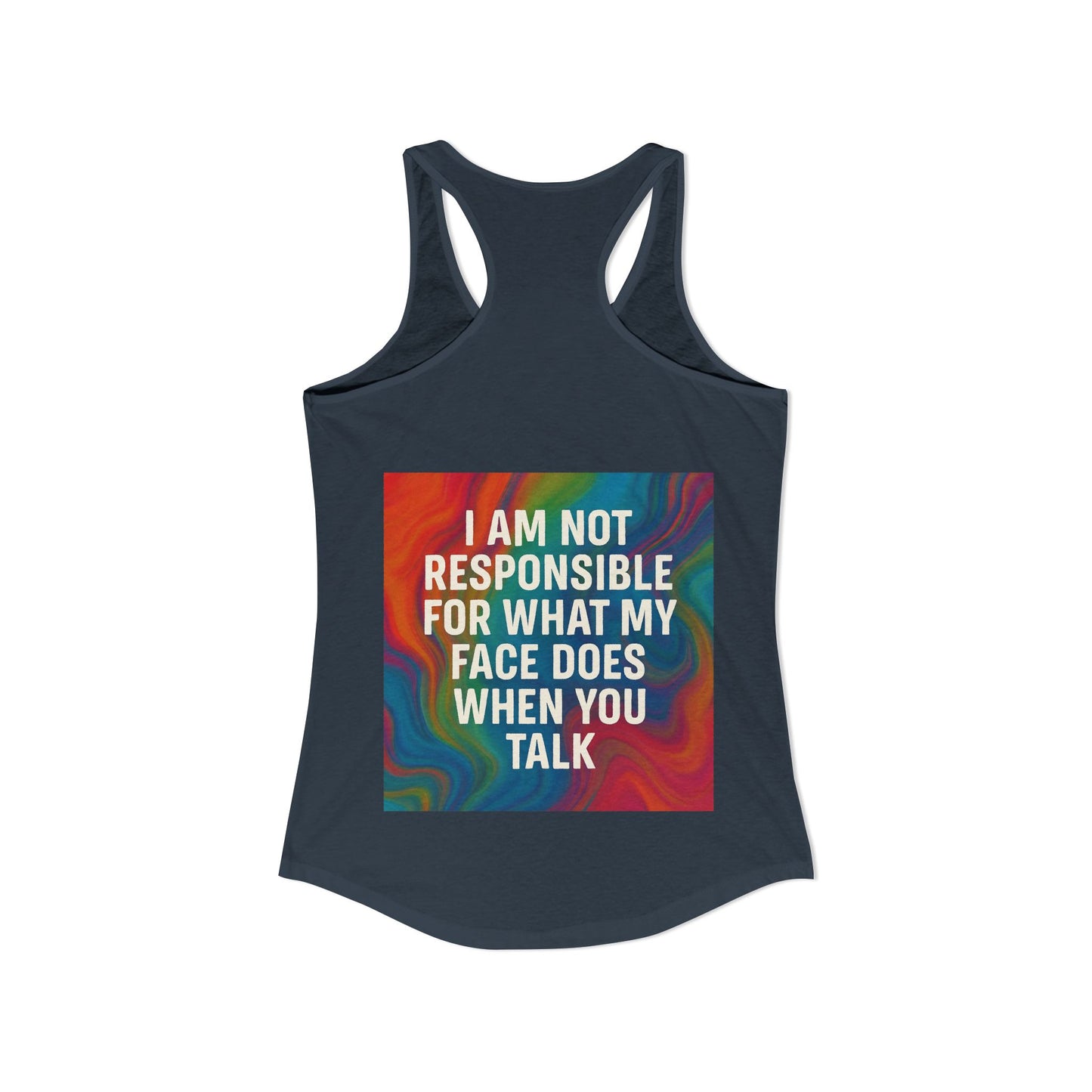 When You Talk Women's Racerback Tank