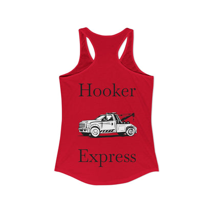 H**ker Express Wheel Lift Tow Truck Women's Racerback Tank