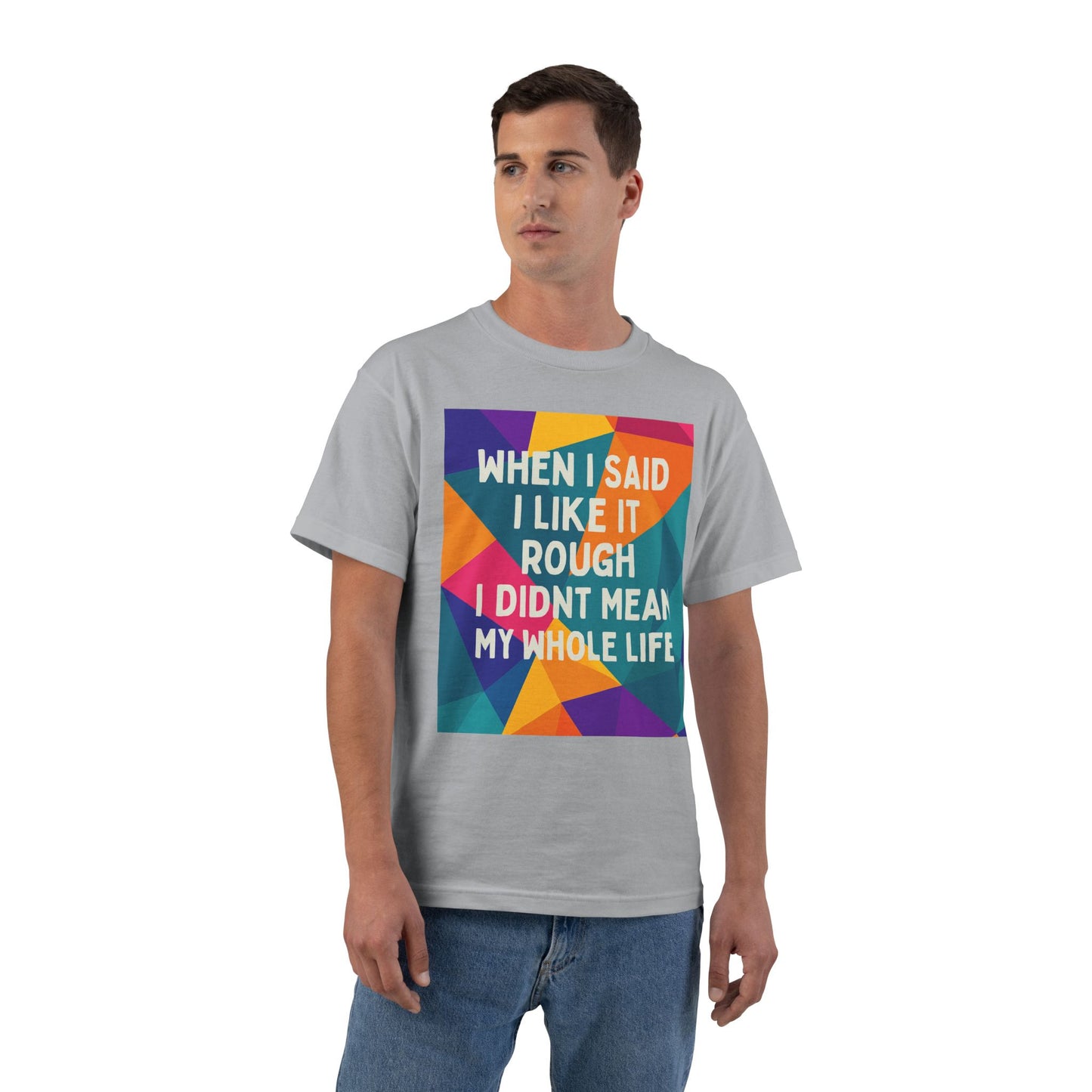 Like It Rough Men's Short-Sleeve Crewneck Tee