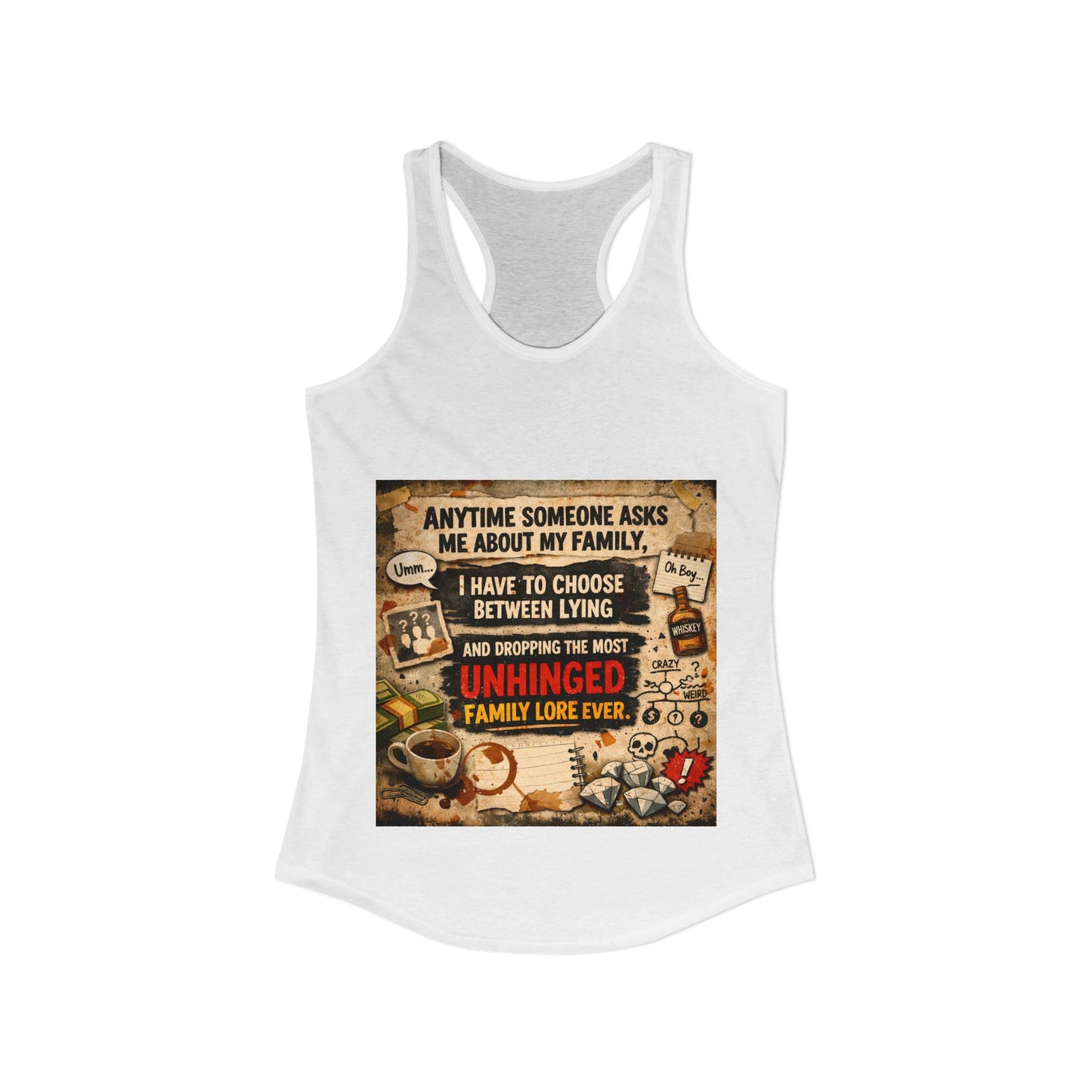 Unhinged Family Women's Racerback Tank