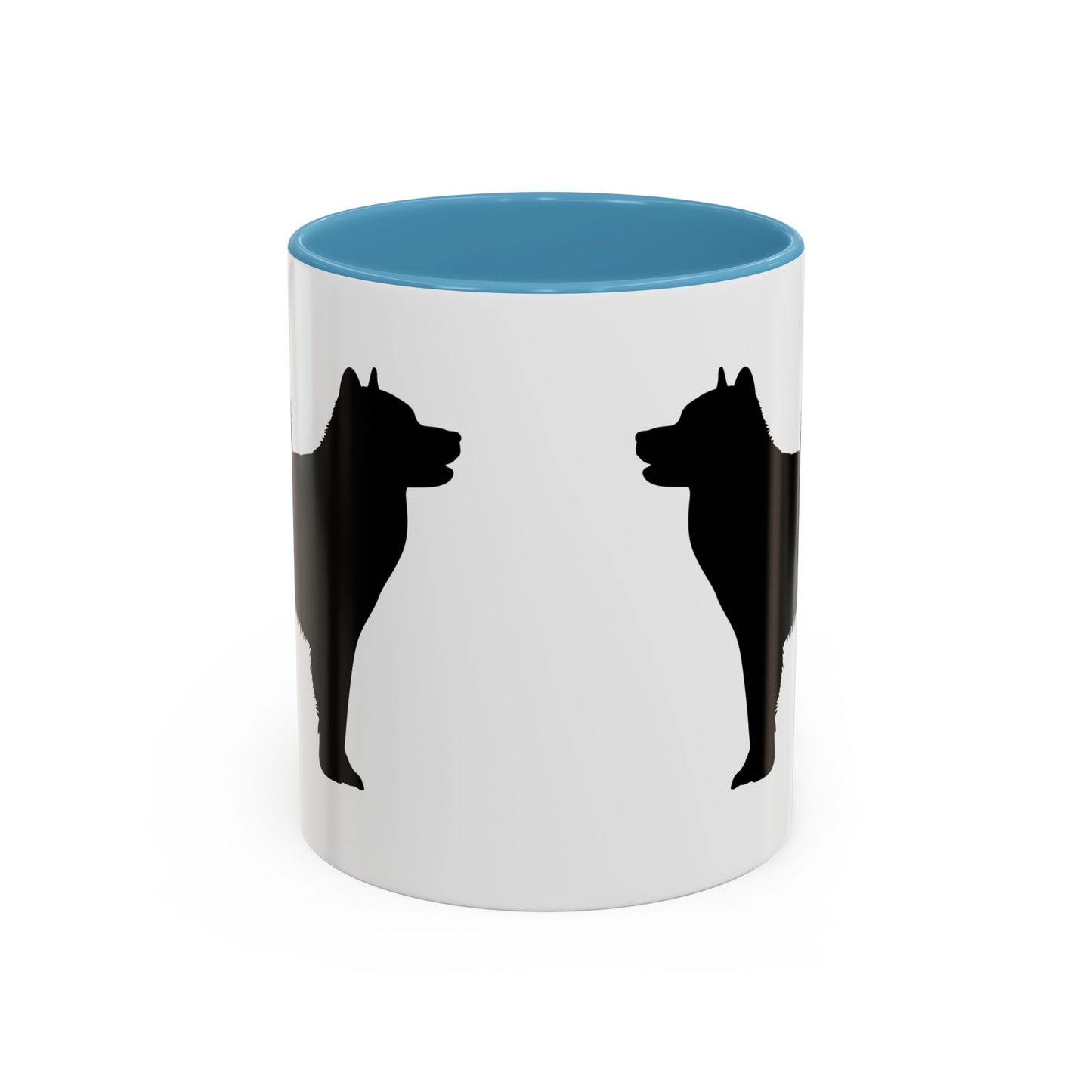 Malamute Silhouette 2-Tone Coffee Mug