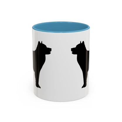 Malamute Silhouette 2-Tone Coffee Mug