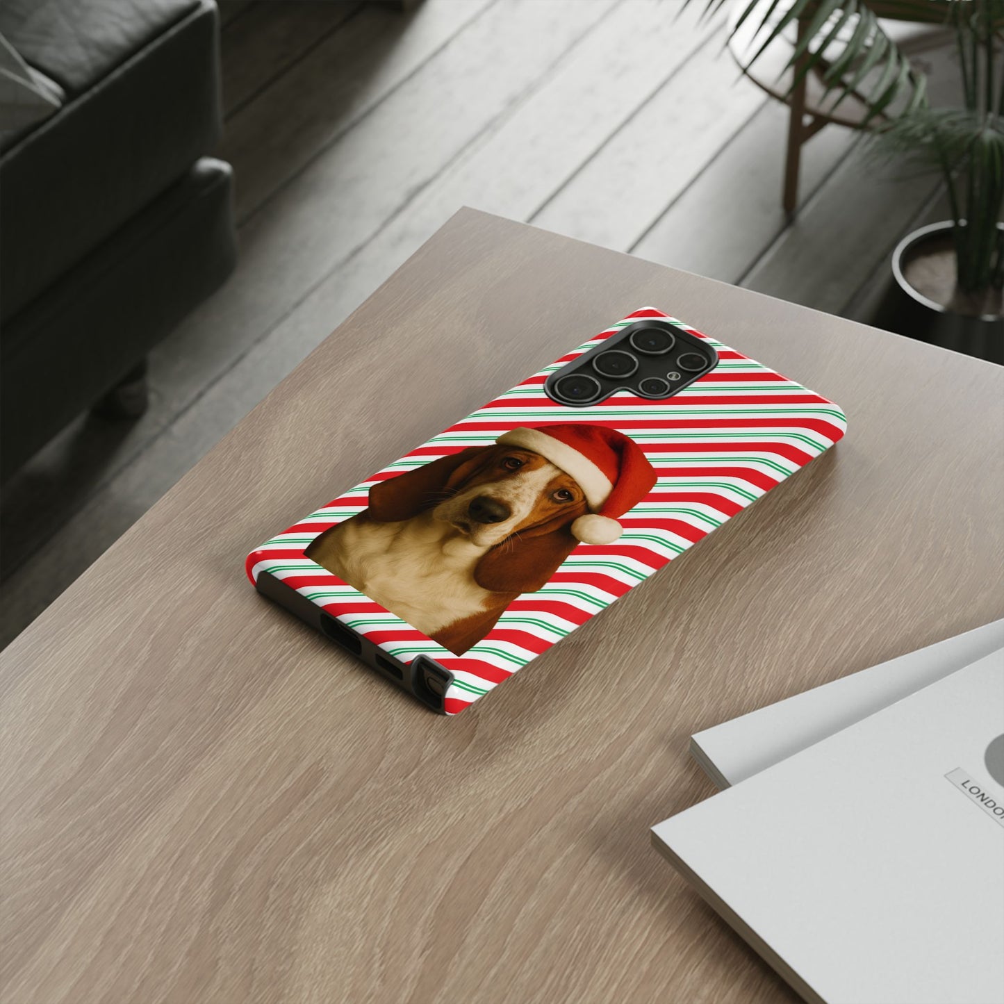 Santa Paws Basset Samsung Case