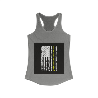 Thin Yellow Line Women's Racerback Tank