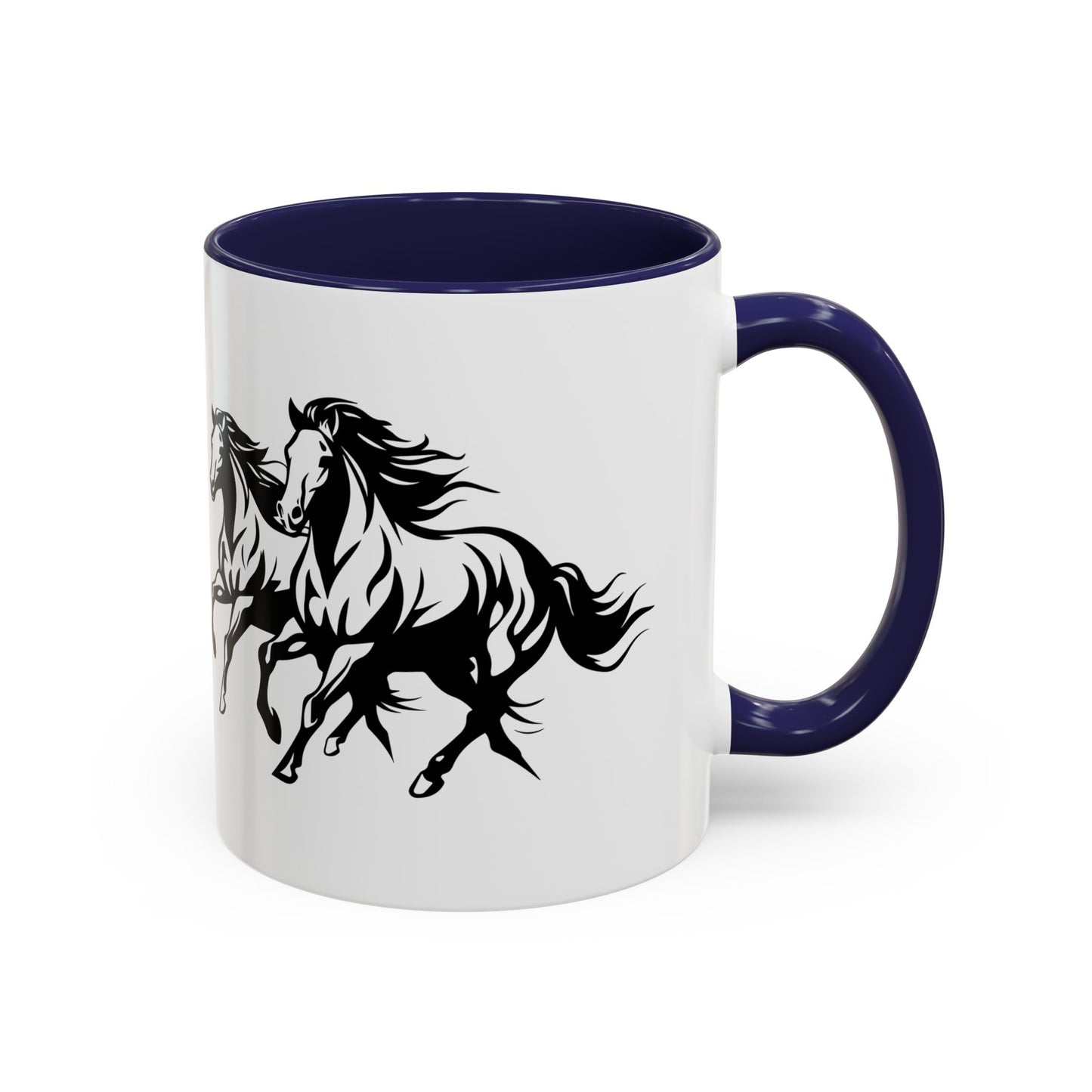 Horsin' Around 2-Tone Coffee Mug