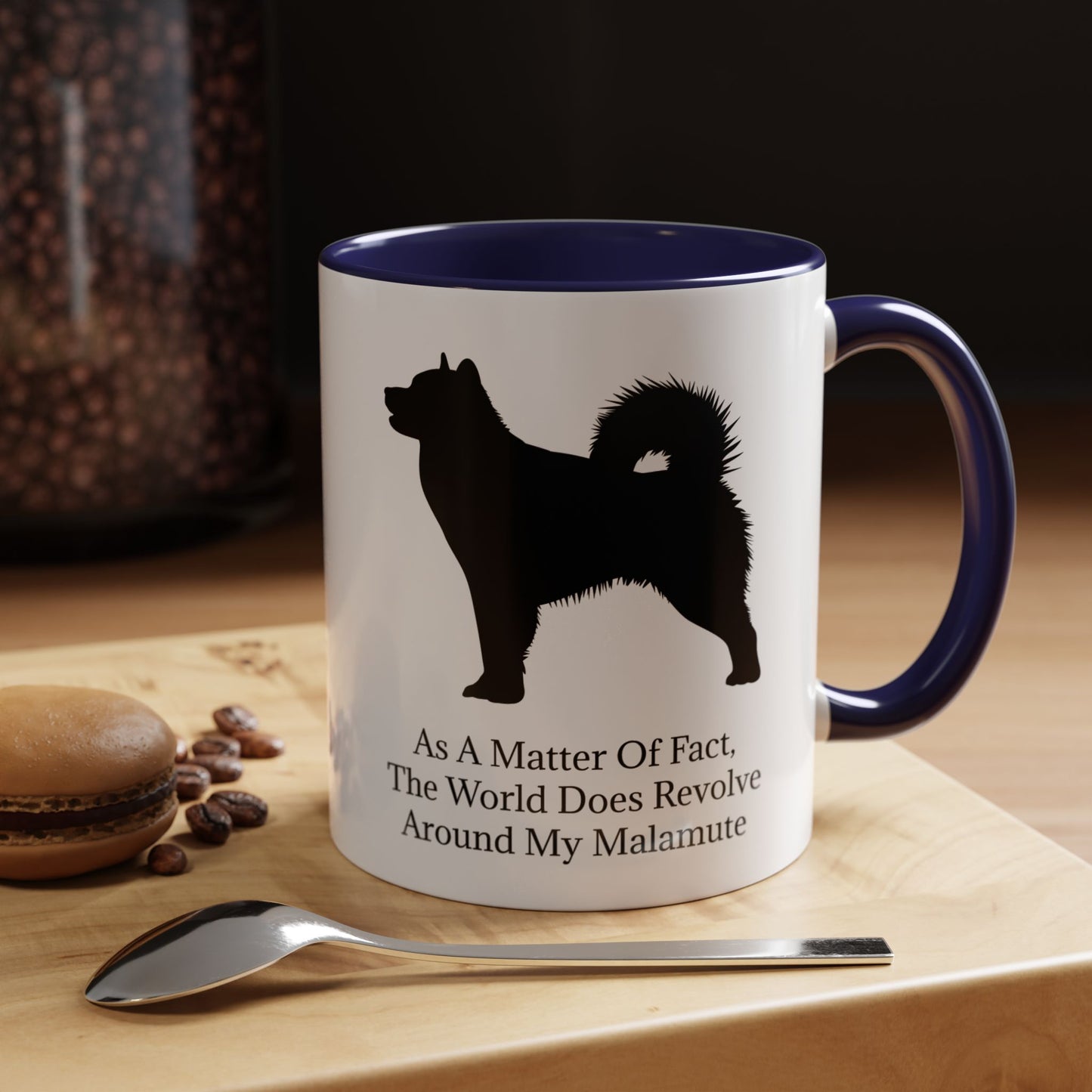 Matter Of Fact Malamute 2-Tone Coffee Mug