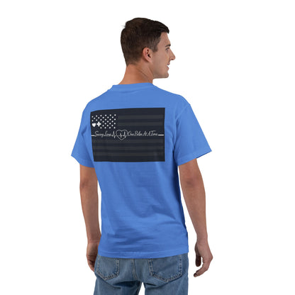 Thin White Line Men's Short-Sleeve Crewneck Tee