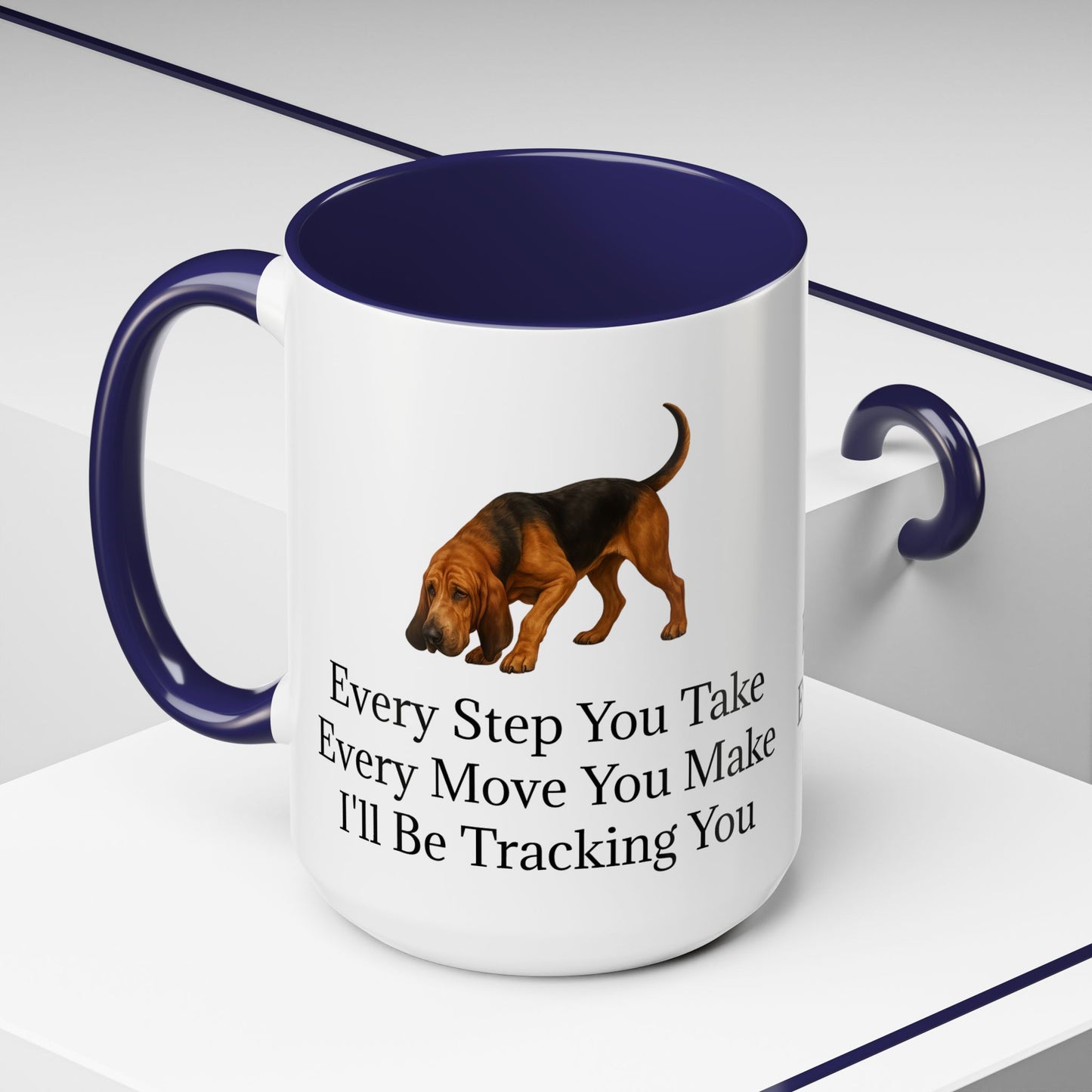 Tracking You 2-Tone Coffee Mug