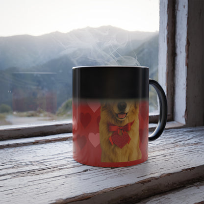 Cupid's Companion Golden Color Changing Mug