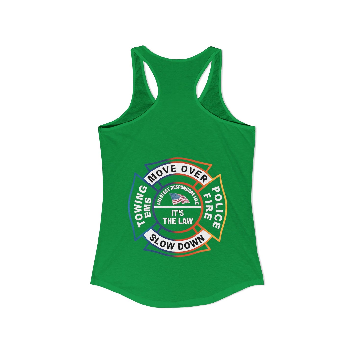 Let First Responders Live Women's Racerback Tank