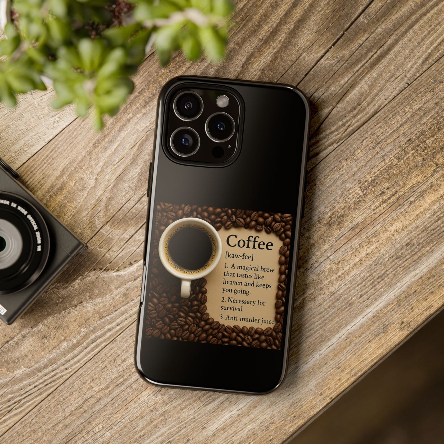 Coffee Definition iPhone Case