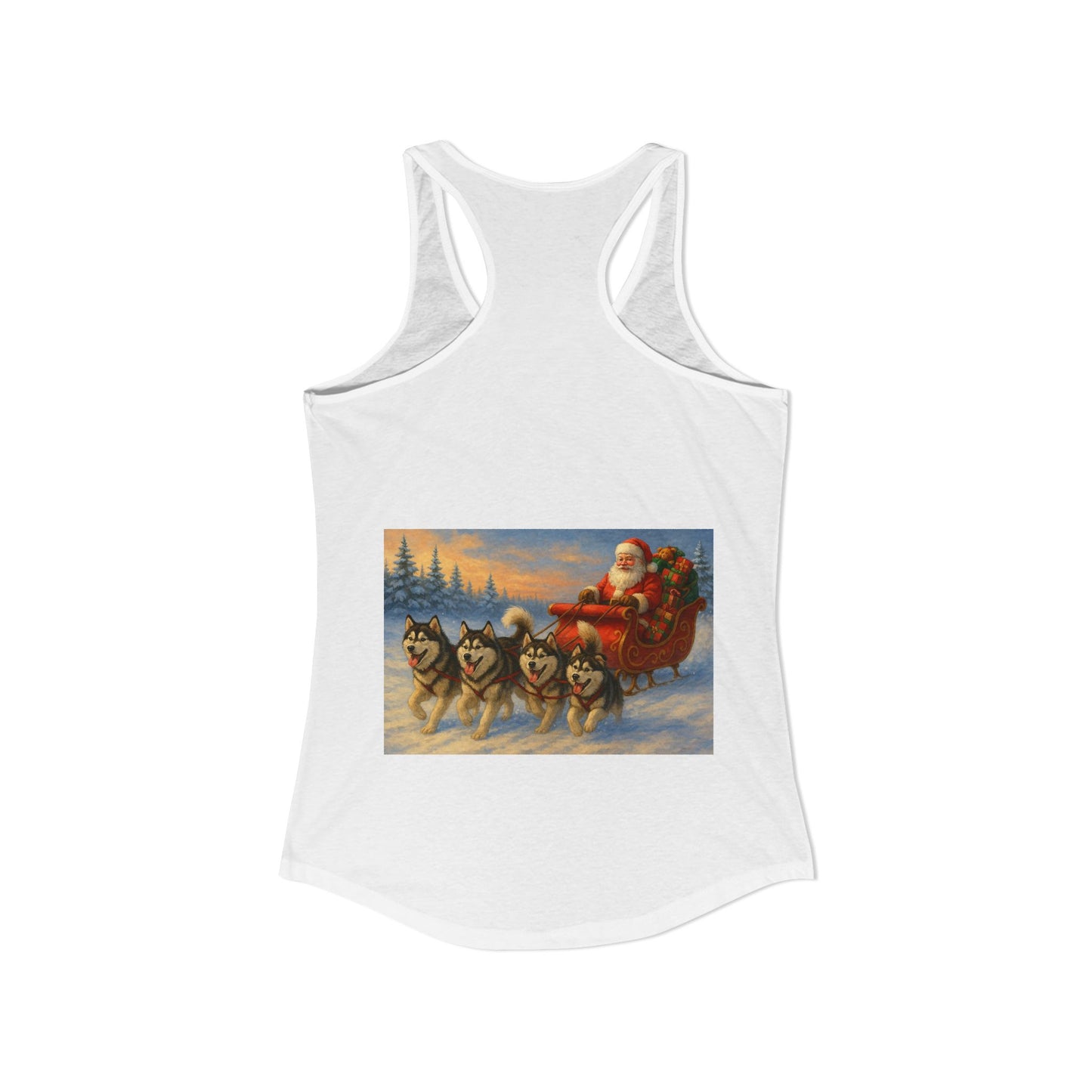 Dashing Through The Snow Women's Racerback Tank
