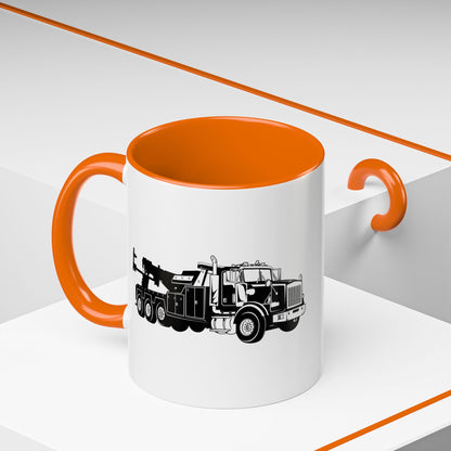 Heavy Tow Truck 2-Tone Coffee Mug