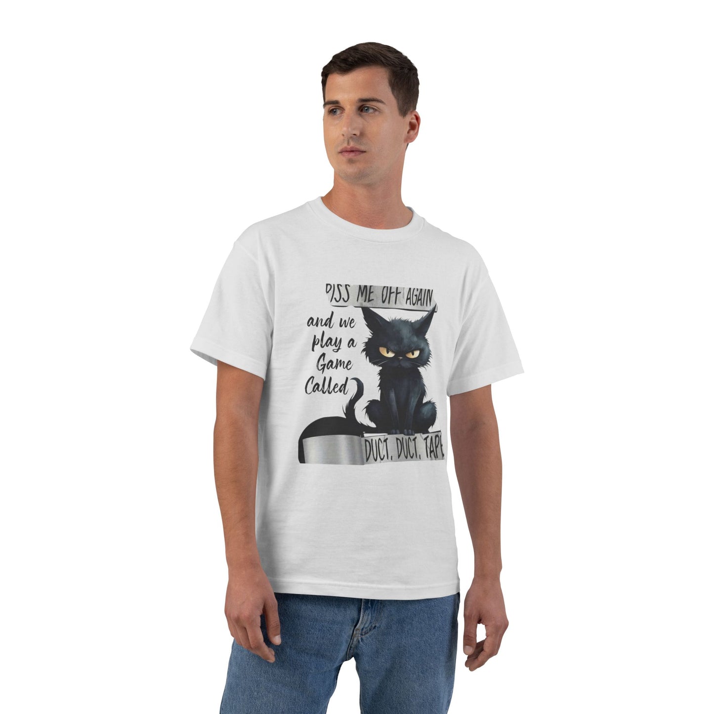 Duct, Duct, Tape Men's Short-Sleeve Crewneck Tee