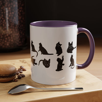 Cats 2-Tone Coffee Mug