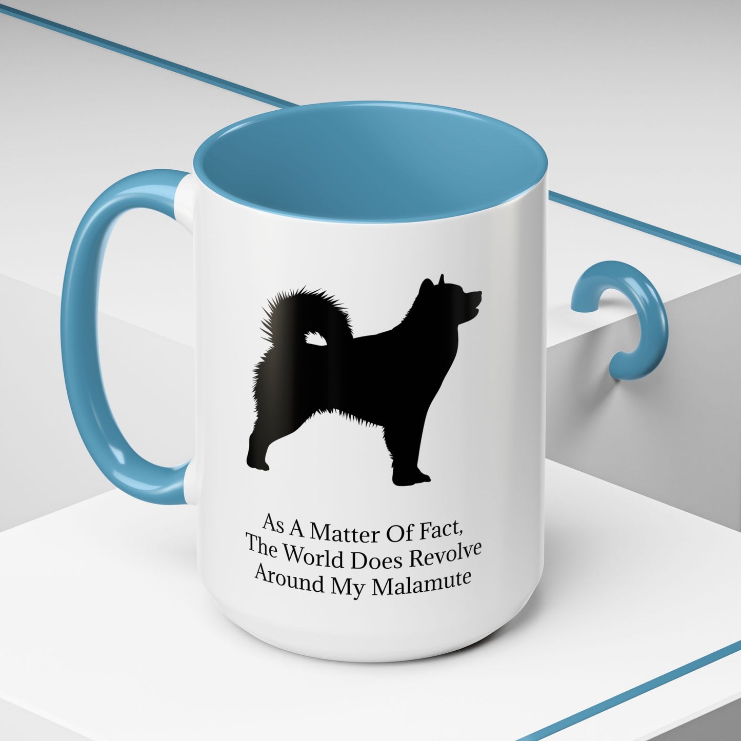 Matter Of Fact Malamute 2-Tone Coffee Mug