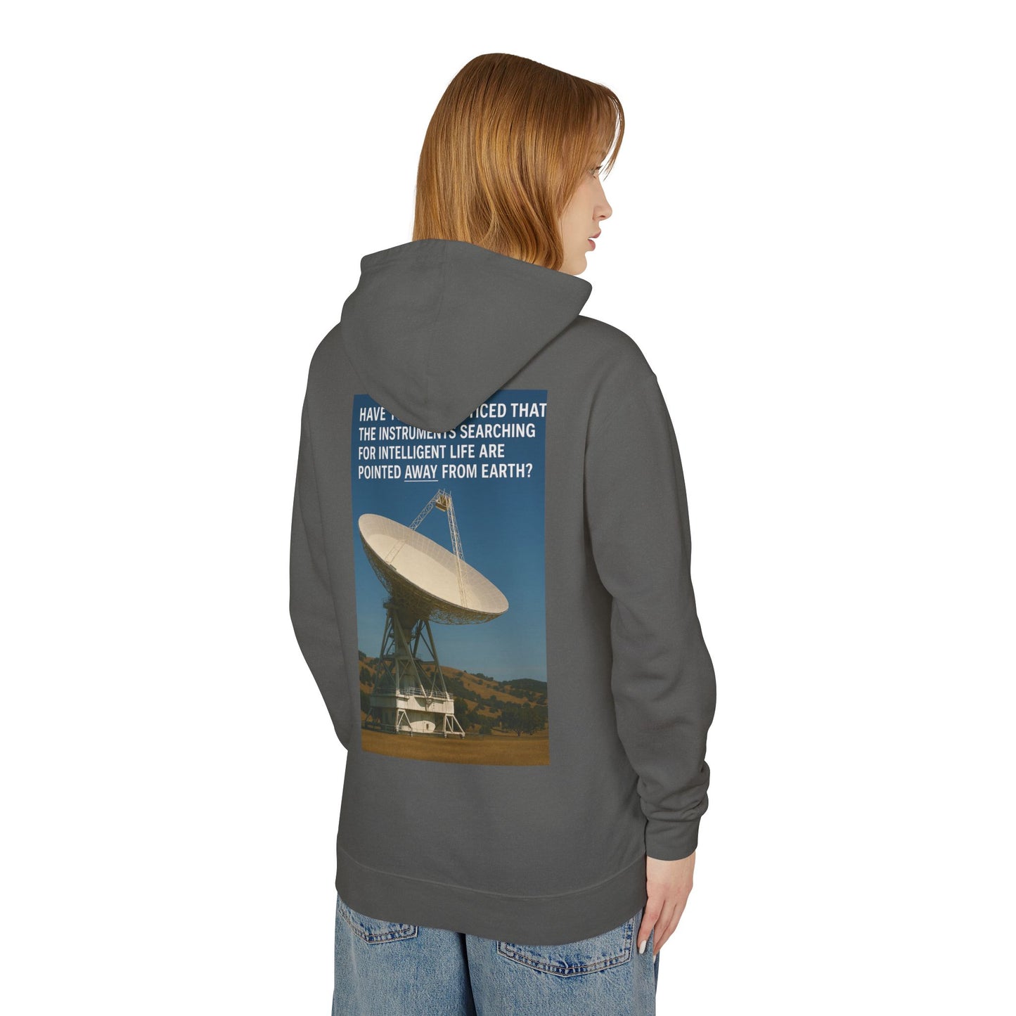 Intelligent Life Unisex Lightweight Hoodie