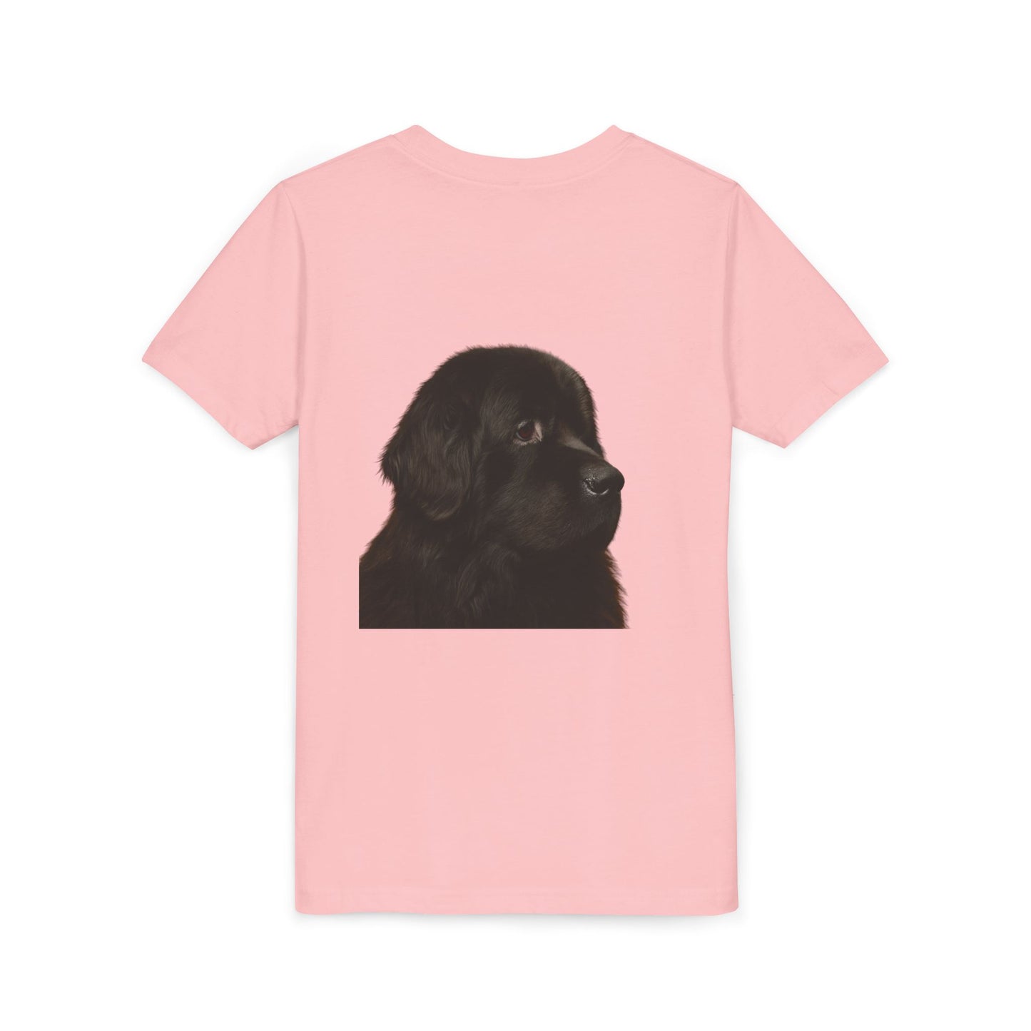 Newfie Head Youth Unisex Short Sleeve Crewneck Tee