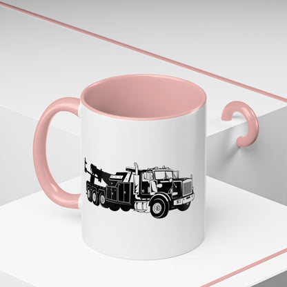 Heavy Tow Truck 2-Tone Coffee Mug