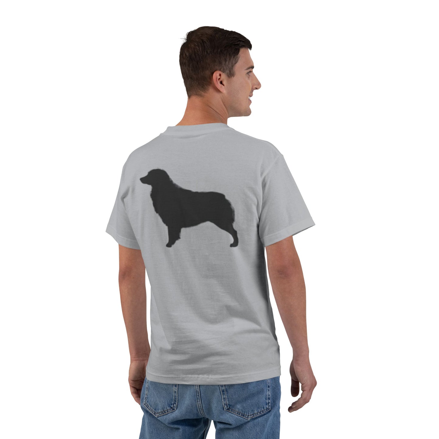 Aussie Silhouette Men's Short-Sleeve Crewneck Tee