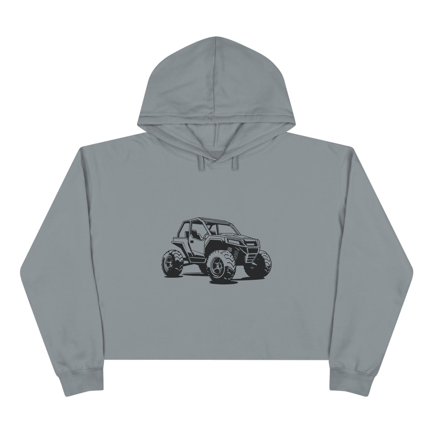Off The Beaten Path Side By Side Women's Crop Hoodie