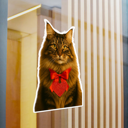 Cupid's Companion Cat Vinyl Decal