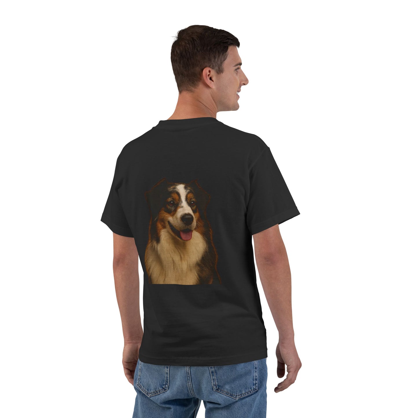Aussie Head Men's Short-Sleeve Crewneck Tee