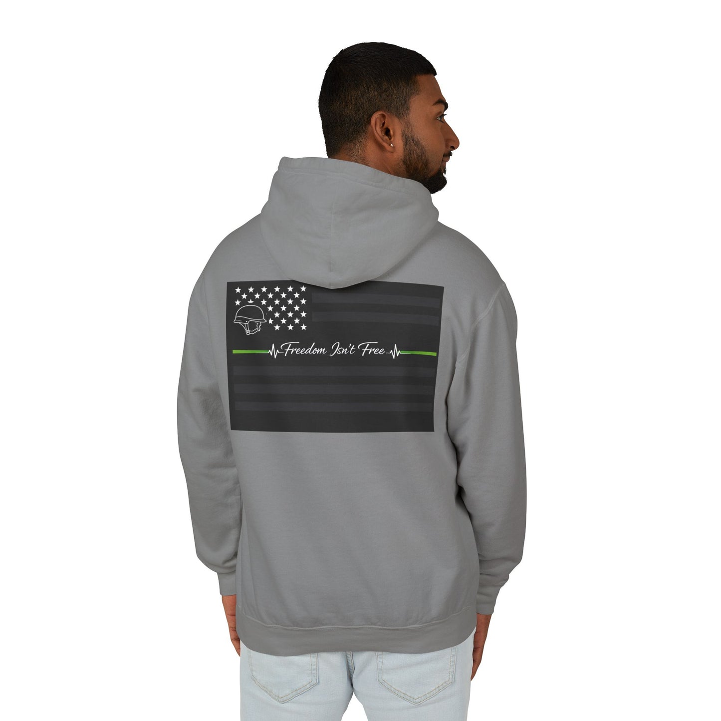 Thin Green Line Unisex Lightweight Hoodie