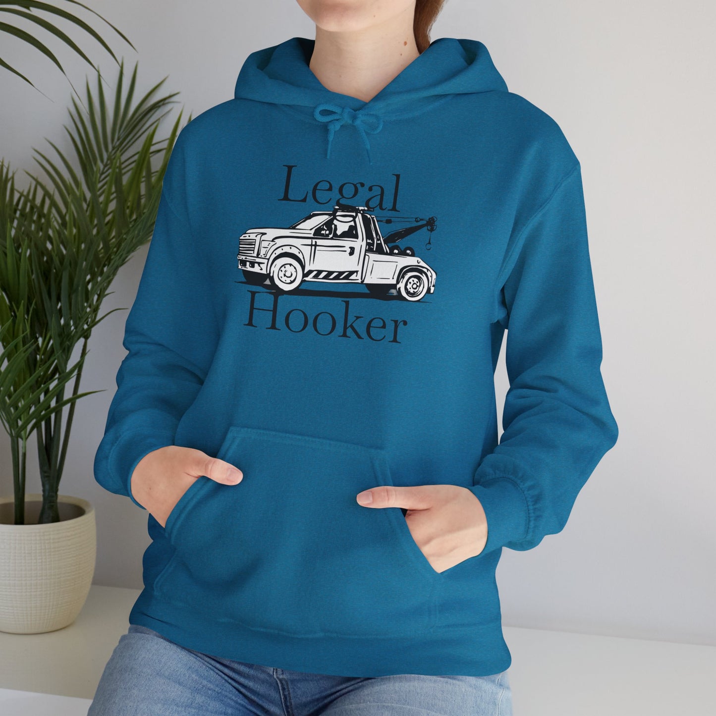 Legal H**ker Wheel Lift Tow Truck Unisex Hoodie
