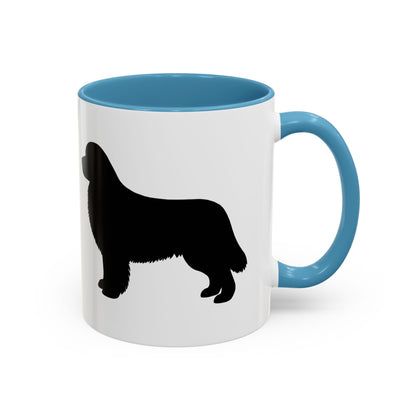 Newfie Silhouette 2-Tone Coffee Mug
