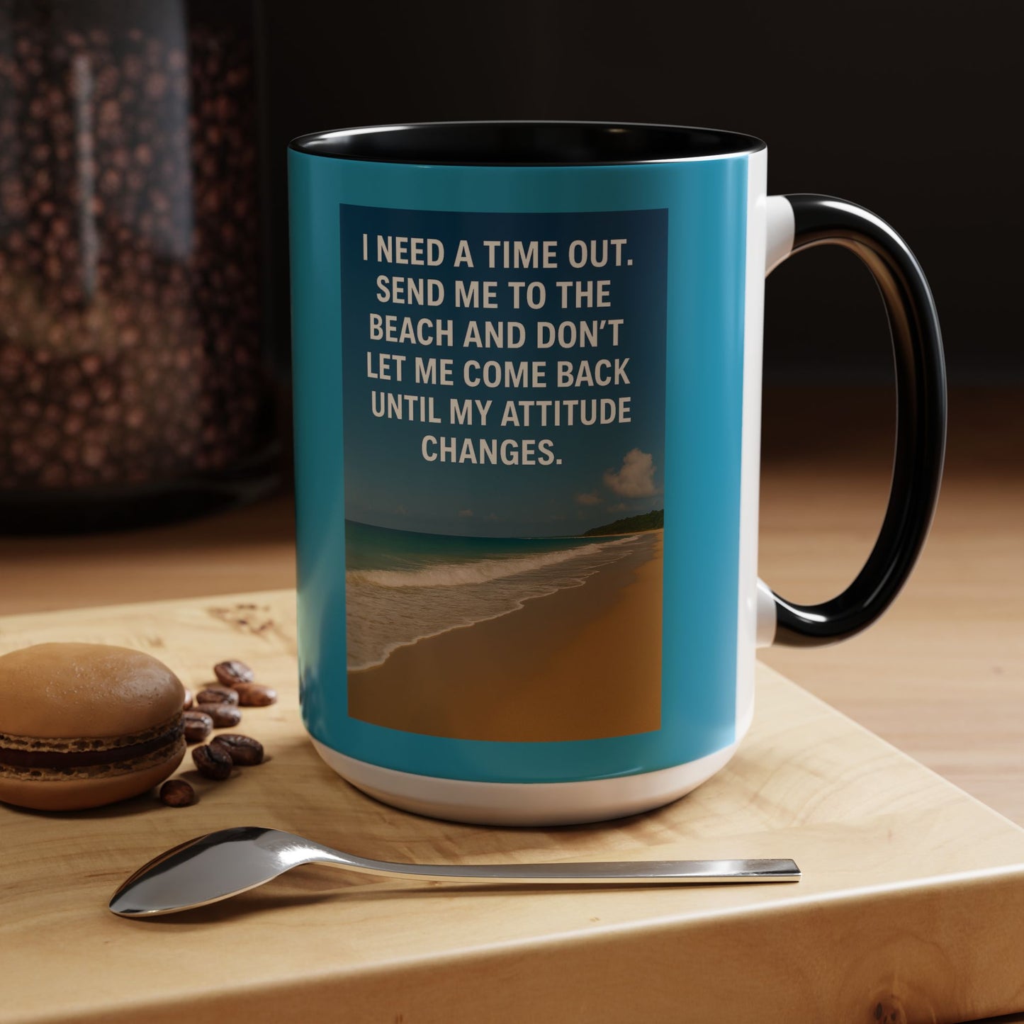 Time Out 2-Tone Coffee Mug