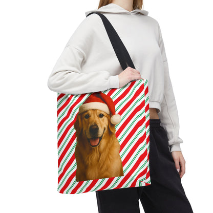 Santa Paws Golden Tote Bag