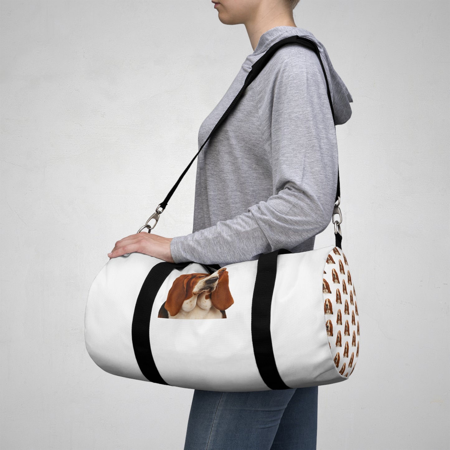 Basset Head Duffel Bag