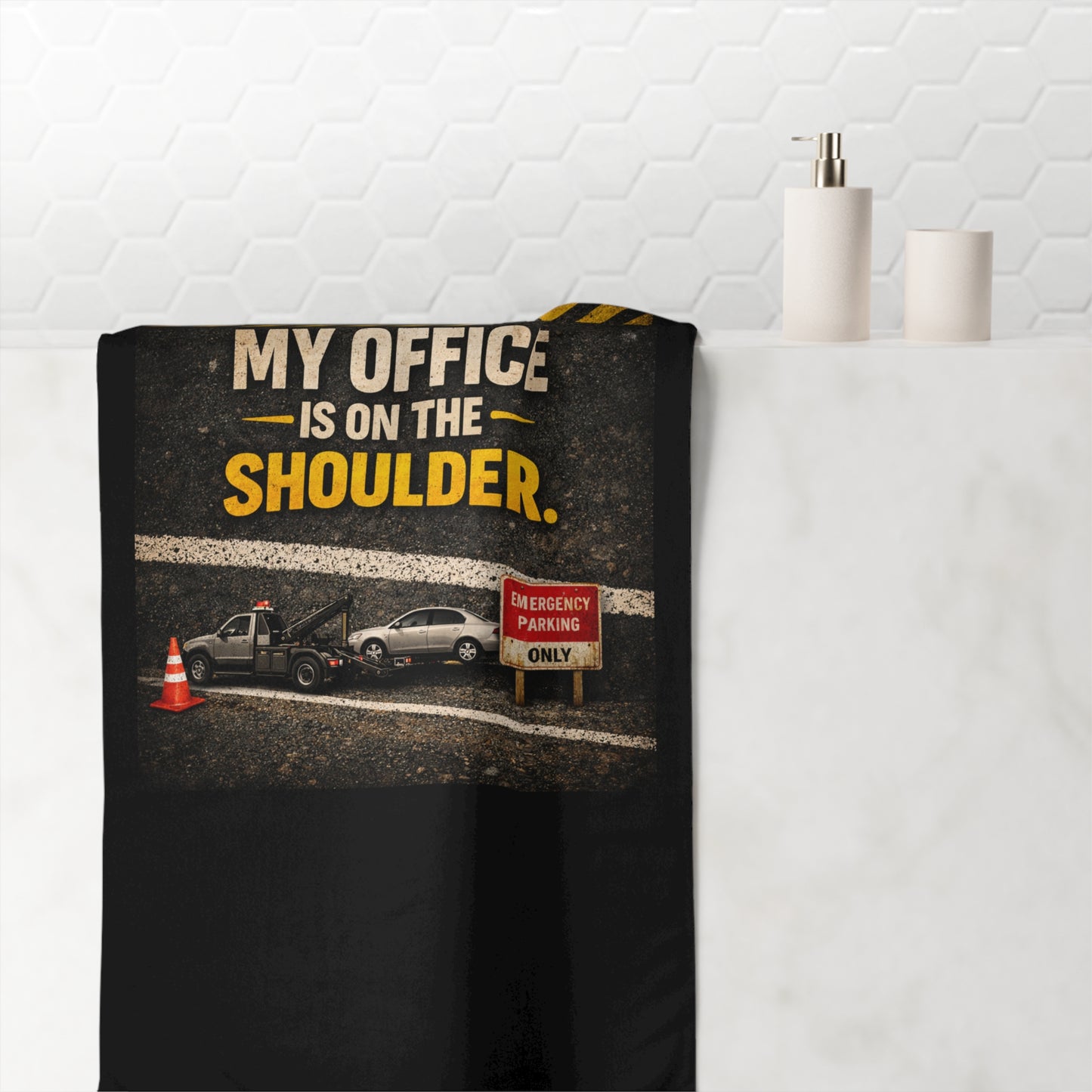 My Office Mink-Cotton  Beach Towel