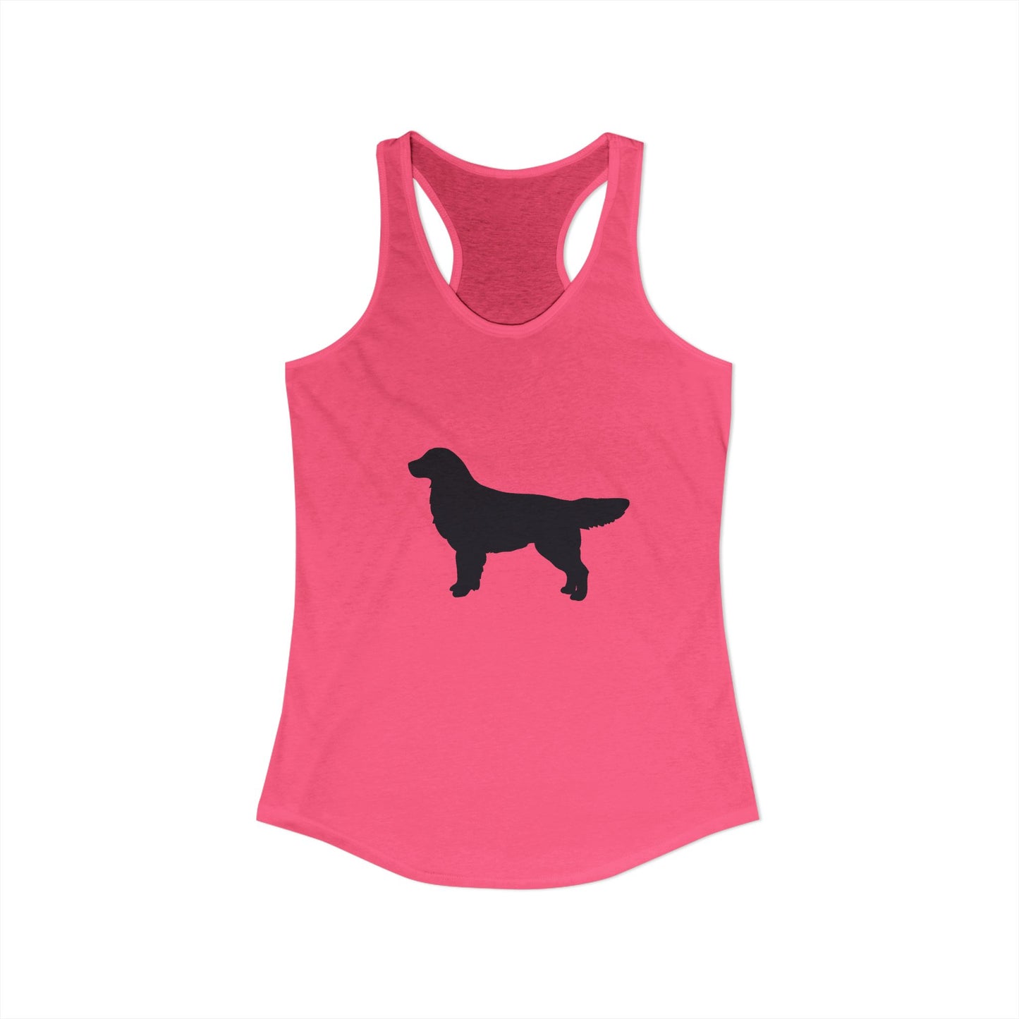 Golden Silhouette Women's Racerback Tank