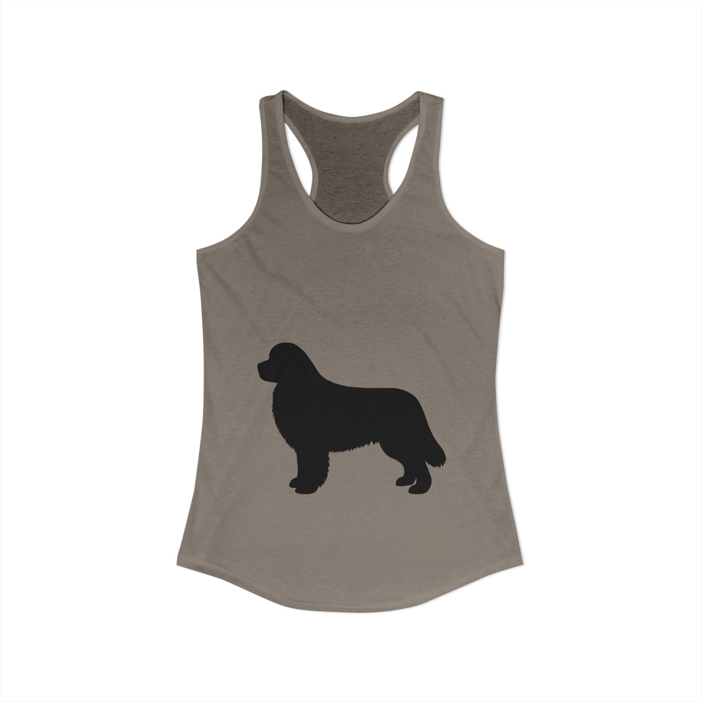 Newfie Silhouette Women's Racerback Tank