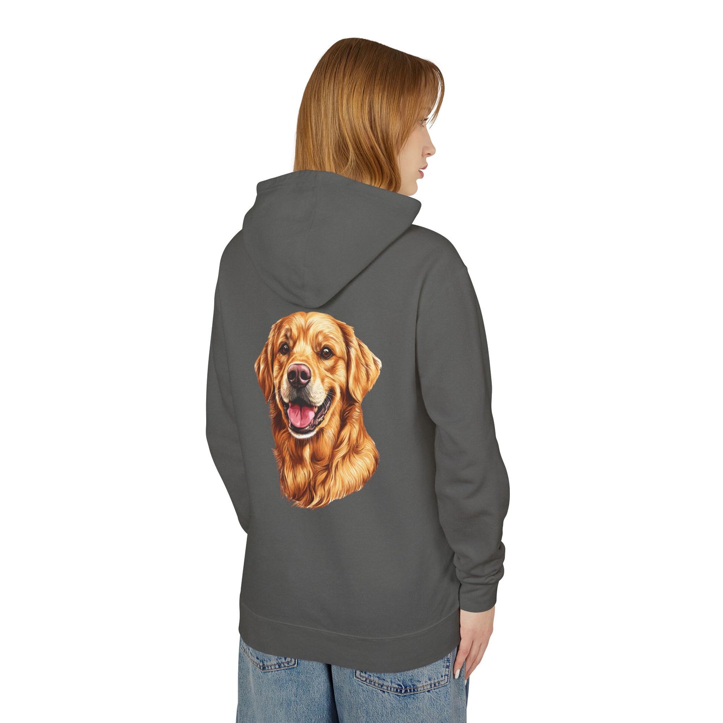 Golden Head Unisex Lightweight Hoodie